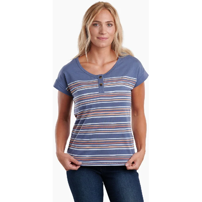 Ringer T Shirt Women with Retro - Inspired StripesWomen's Solstice SS