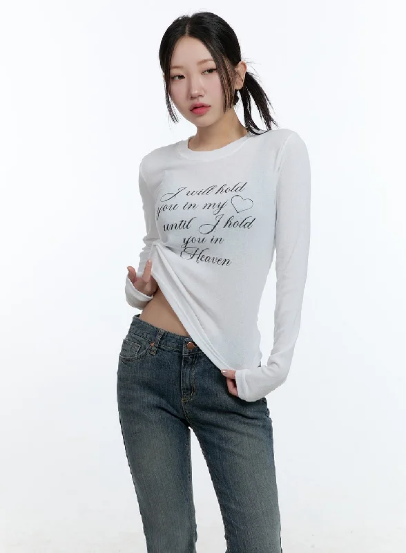 Ruffled Cuff Women Long Sleeve Top with a Feminine TouchCotton Blend Long Sleeve Top CD420