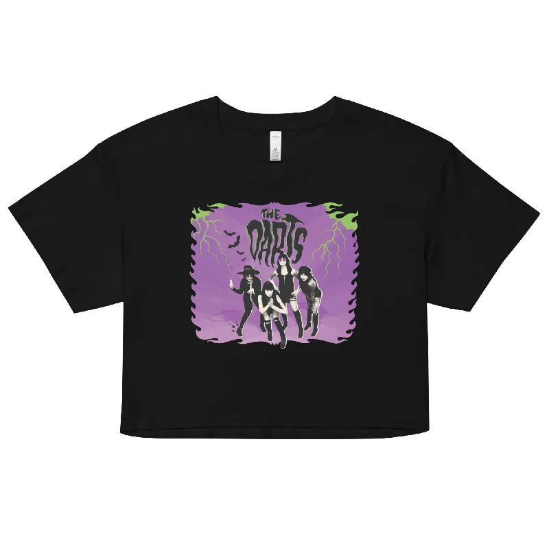 THE DARTS "Snake Oil Tour" Black Crop Top