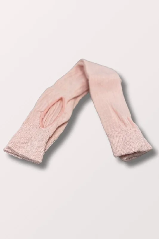 27 Inch Stirrup Leg Warmers - Theatrical Pink