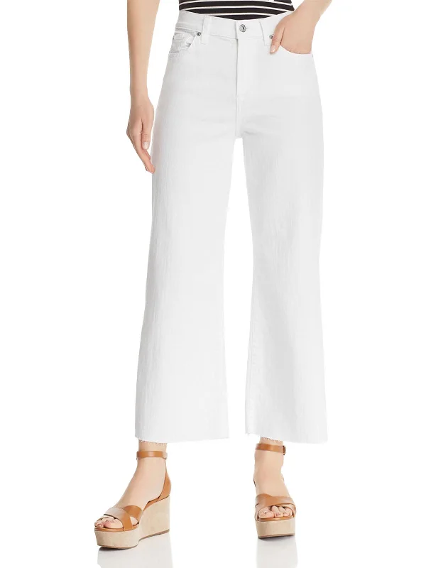 Straight - leg women jeans with a classic and timeless appealAlexa Womens Wide Leg Cropped Jeans