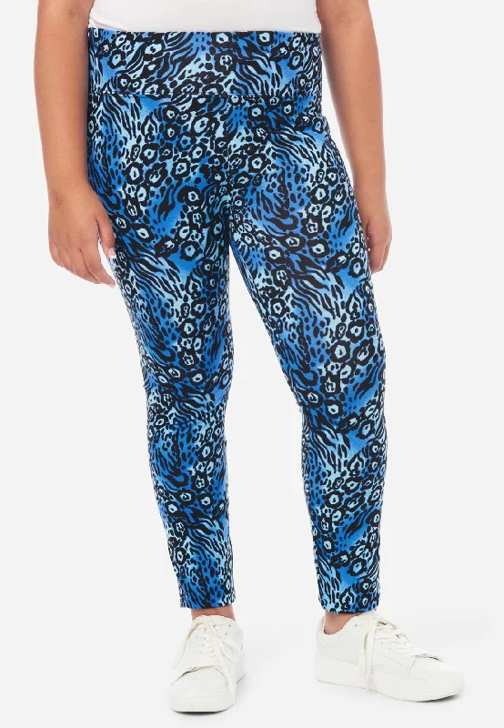 Patterned Full-Length Leggings