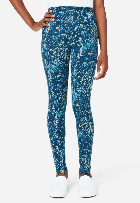 Patterned Full-Length Leggings