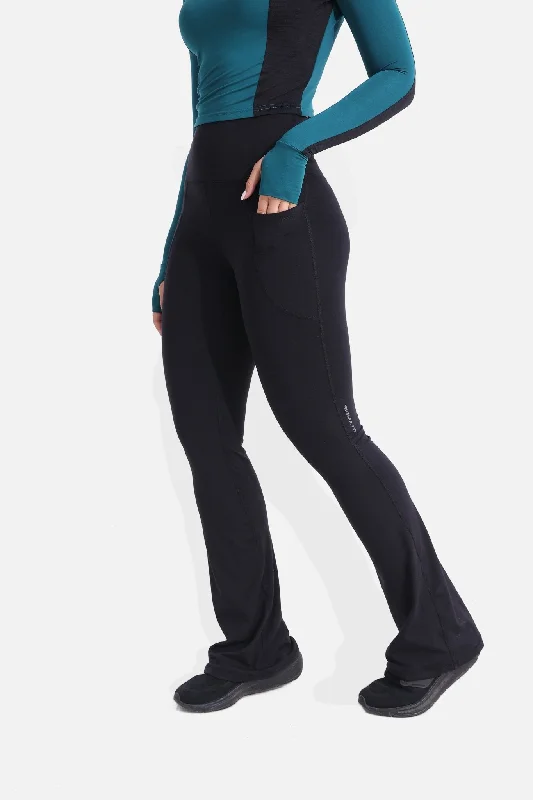 Black Yoga Flare Pants