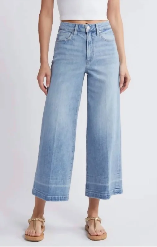 High - waisted women jeans for a flattering silhouetteHarper Ankle Wide Leg Jeans In Larissa