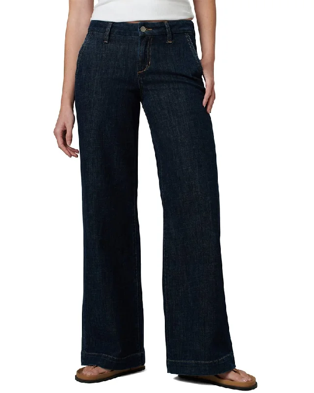 Embroidered women jeans with intricate patternsJOE'S Jeans The Lou Lou Out Of Control Low-Rise Trouser Jean