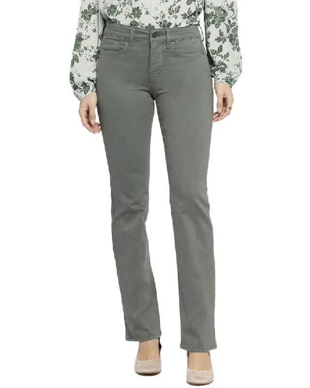 NYDJ Petite Marilyn Sage Leaf Straight Leg Jean