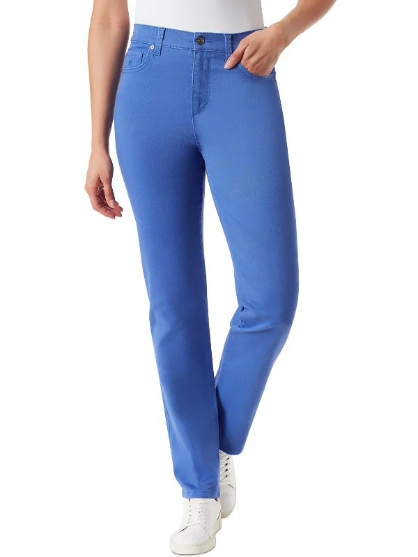 Stretch women jeans for enhanced mobility and comfortWomens Denim Slimming Tapered Leg Jeans