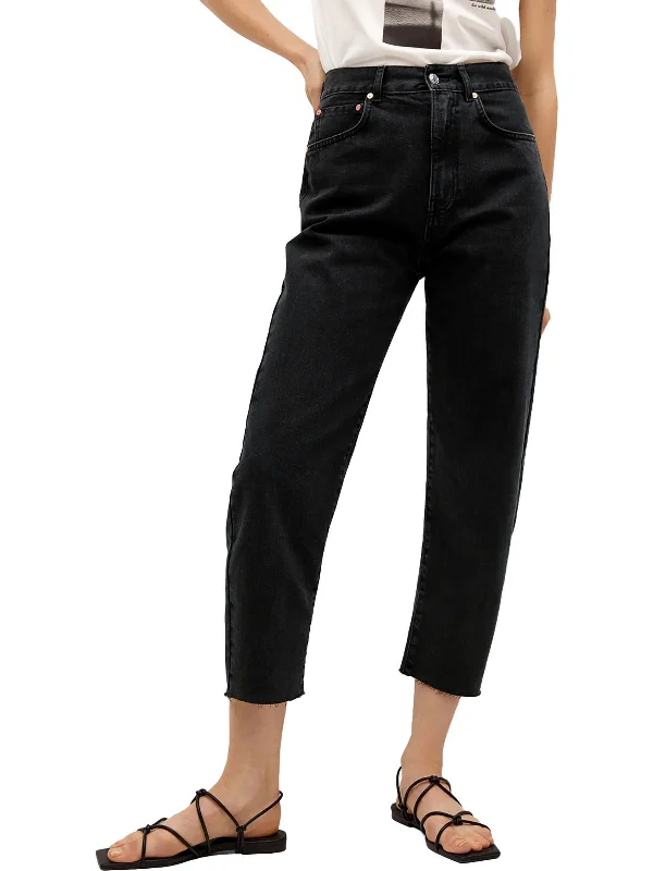 High - waisted women jeans for a flattering silhouetteWomens High Rise Cropped Ankle Jeans