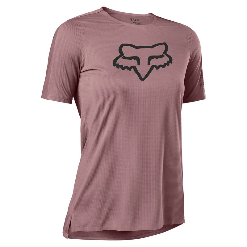 Fox Racing Flexair Short Sleeve MTB Jersey - Womens - Plum Perfect