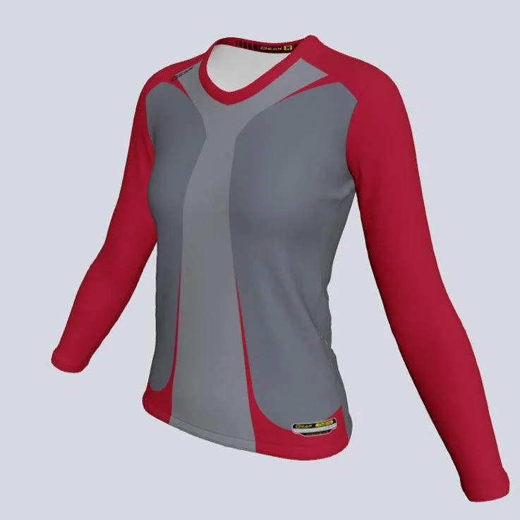 Ladies Long Sleeve Side Tech Jersey