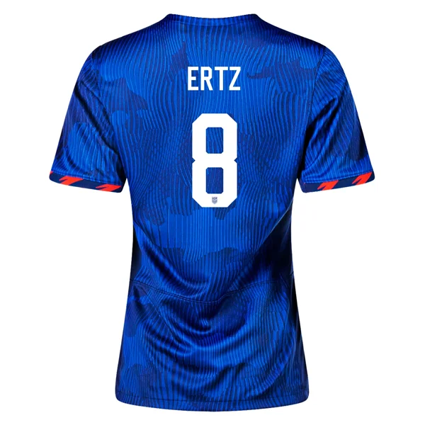 Nike Womens United States Julie Ertz 4 Star Away Jersey 23/24 w/ 2019 World Cup Champion Patch (Hyper Royal/Loyal Blue)