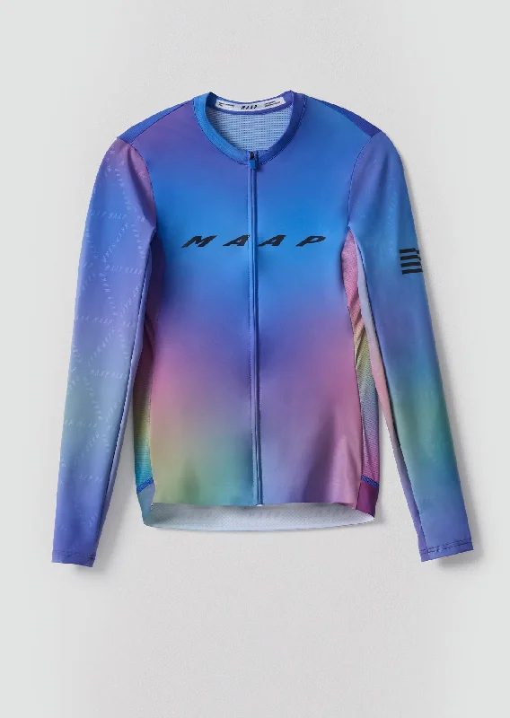 Women's Blurred Out Pro Hex LS Jersey 2.0