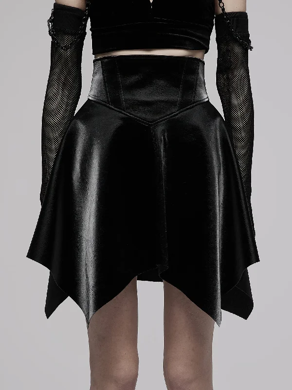 Zipped Asymmetric Skirt from Punk Rave