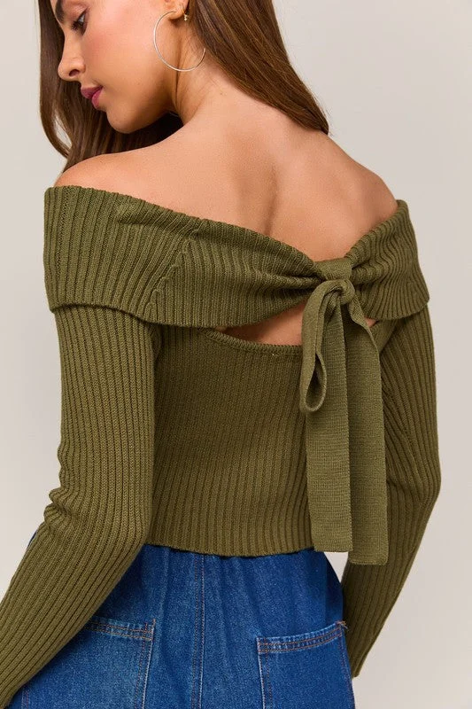 Women's Cable - Knit Sweater Dress in Brown for a Stylish and Comfortable One - Piece OptionHetty Sweater Top-Olive