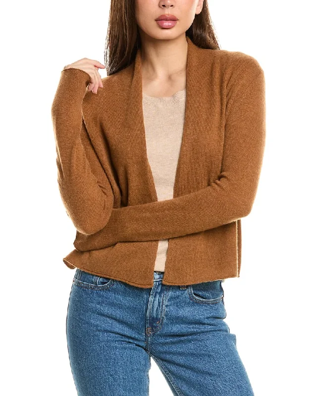 v neck women cardigan to elongate the necklineInCashmere Cashmere Cardigan