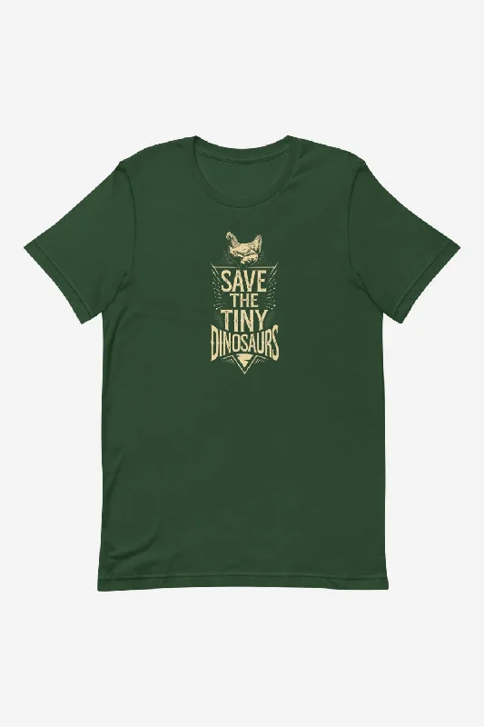 Tie - Dye Women T Shirt with a Bohemian VibeSave The Tiny Dinosaurs Unisex T-Shirt