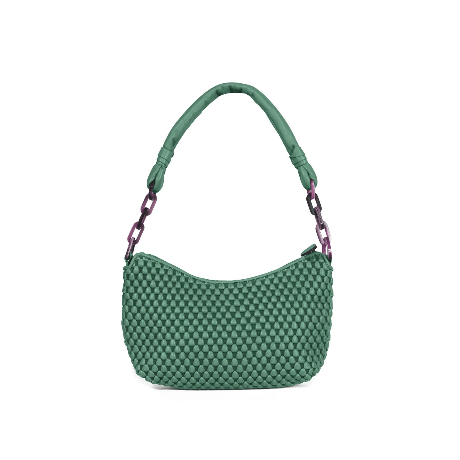 Women's Ribbed Bodycon Sweater in Red for a Sexy and Figure - Hugging LookTissa Fontaneda Mint Green Emily Nappa Bubble Leather Handbag