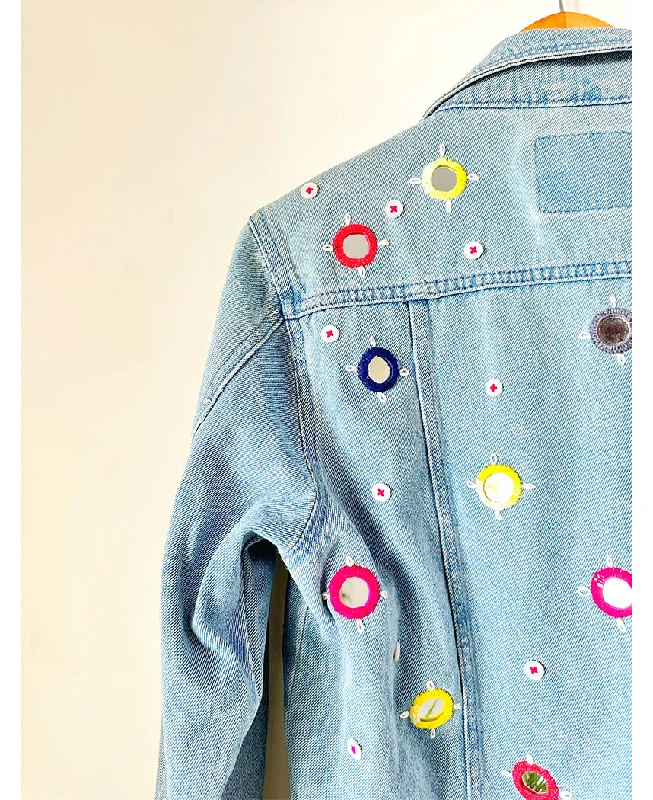 Distressed Denim Top for a Trendy and Edgy LookMinesweeper Jacket