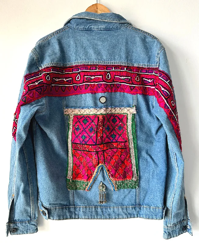 Cropped Denim Top to Pair with High - Waisted BottomsSpread Your Wings Jacket