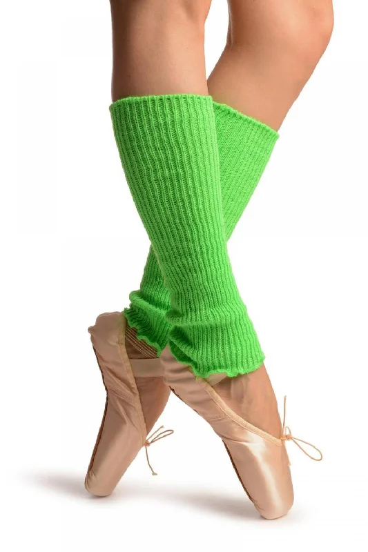 Neon Green Dance/Ballet Leg or Arm Warmers