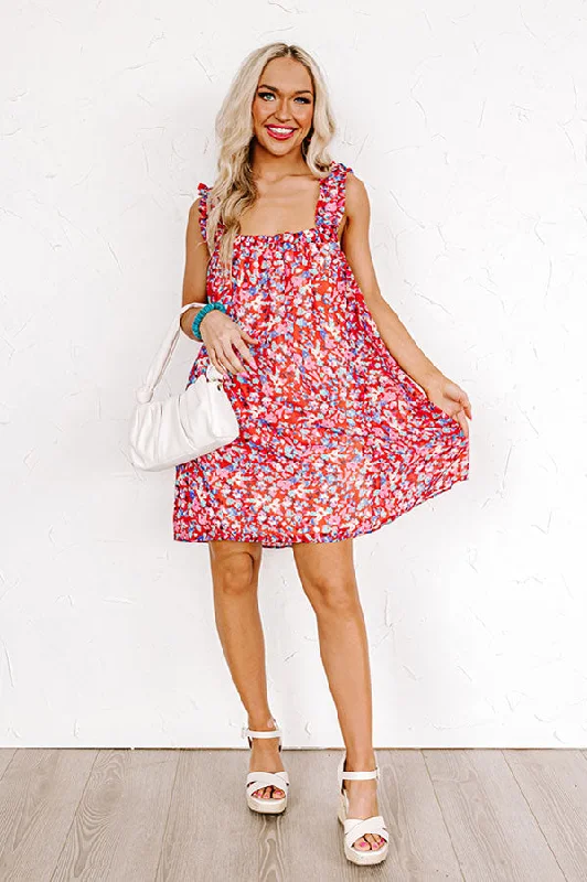 Wrap - Style Women Dress with Adjustable Fit for All Body TypesStick Around Floral Shift Dress