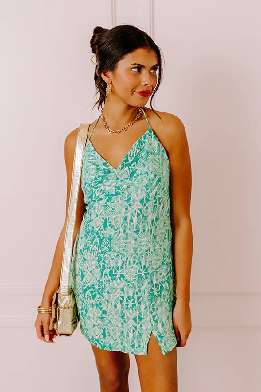 Ruffled Women Dress with Multiple Layers for a Playful and Girly StyleTulum Love Shift Dress In Green