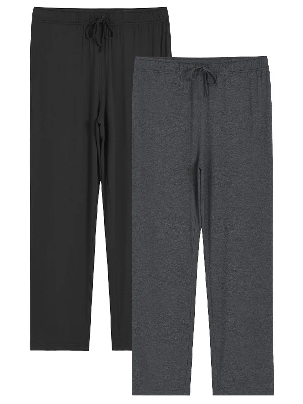 Men's Viscose Pajama Pants Soft Lounge Pants with Pockets