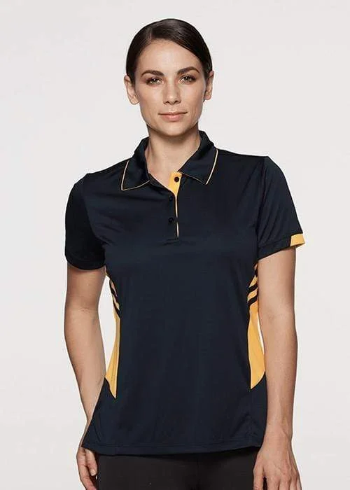 Ruffled cuffs polo shirt for a more elegant touchAussie Pacific Ladies Tasman Polo Shirt 2311