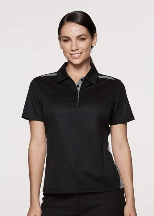 Button - through back polo shirt for a unique designAussie Pacific Ladies Paterson Polo Shirt 2305