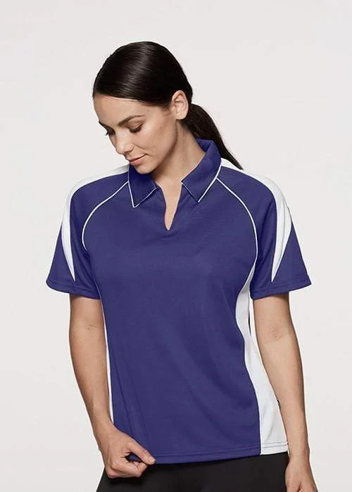 Sustainable polo shirt made from recycled materialsAussie Pacific Premier Ladies Polo Shirt 2301