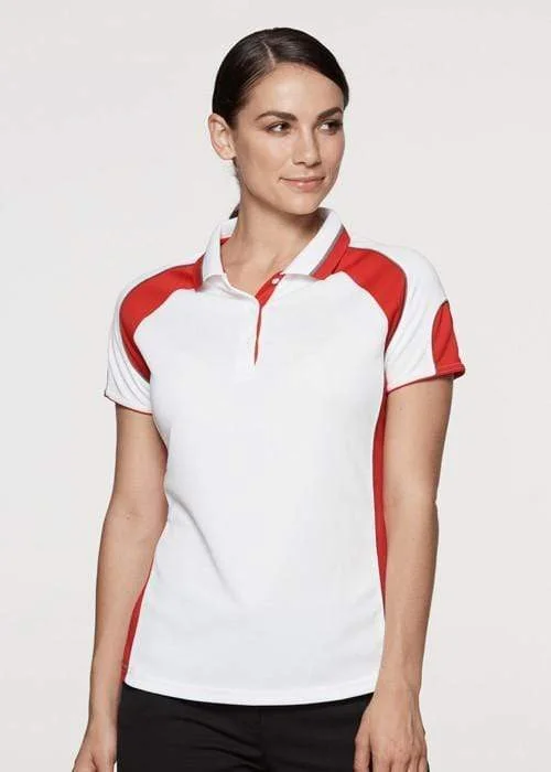 Polo shirt with a cropped length for a trendy lookAussie Pacific Ladies Murray Polo Shirt 2300