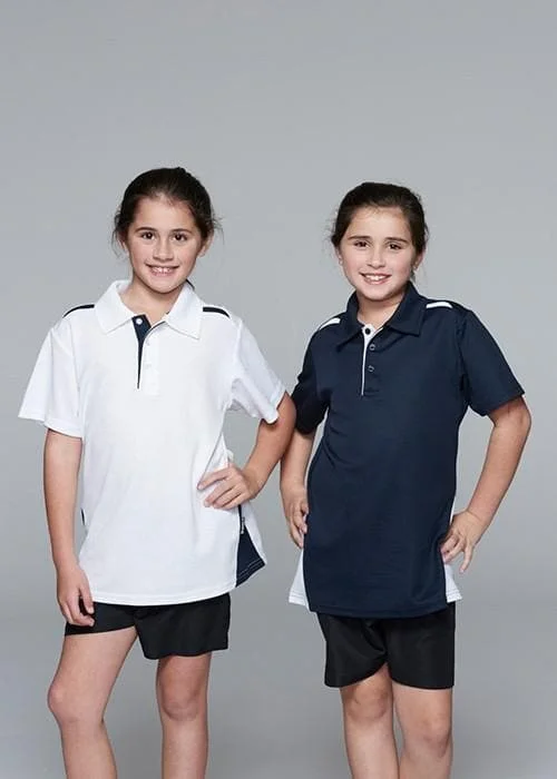 Quarter - zip polo shirt for easy temperature adjustmentAussie Pacific Paterson Kids Polo Shirt 3305