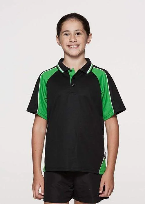 Embroidered logo polo shirt for a preppy styleAussie Pacific Panorama Kid's Polo Shirt 3309