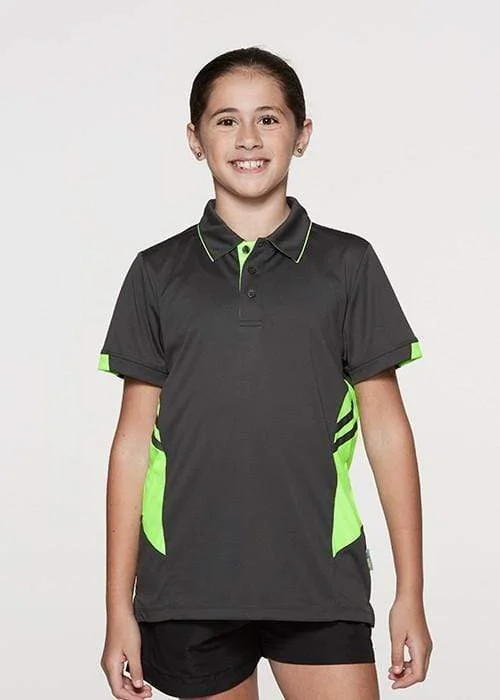 Navy blue slim - fit polo shirt for office wearAussie Pacific Tasman Kids Polo Shirt 3311