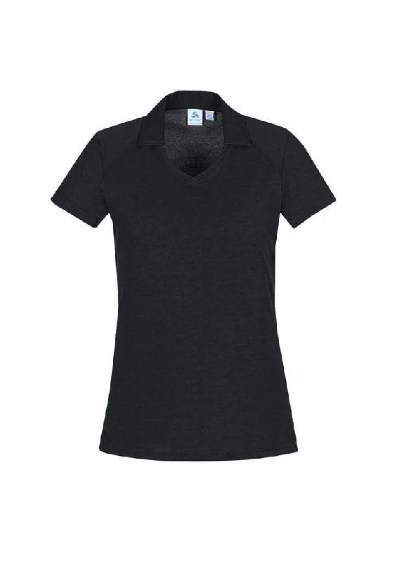 High - low hem polo shirt for a modern touchBiz Collection Byron Ladies Polo P011LS