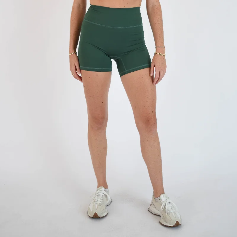 Leather Look Women Shorts for an Edgy and Chic StyleCharge Short 5" - No Front Seam - Higher Rise