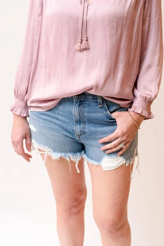 Plus Size Women Shorts with a Comfortable and Stylish FitDenim Beach Short In Monterey