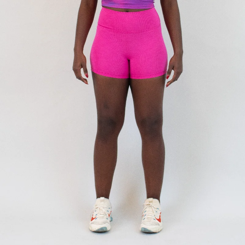 Solid Color Women Shorts in Bright Hues for a Bold StatementTrue High Short 4" - Higher Rise