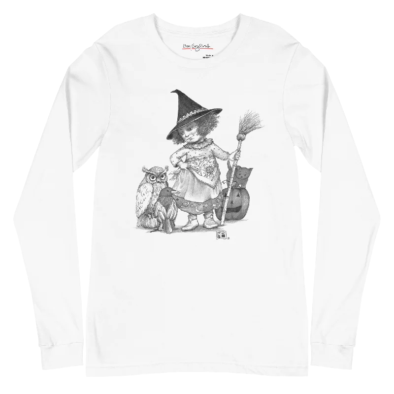 Women's nursing long sleeve shirt for new momsLittle Witch and Friends Unisex Long Sleeve T-Shirt