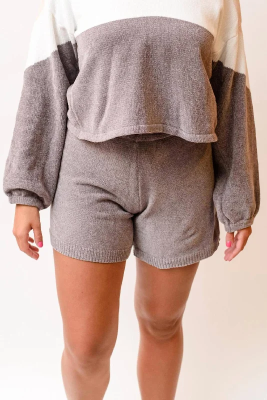 Tie - Waist Women Shorts for a Customizable FitMalibu Beach Short In Grey