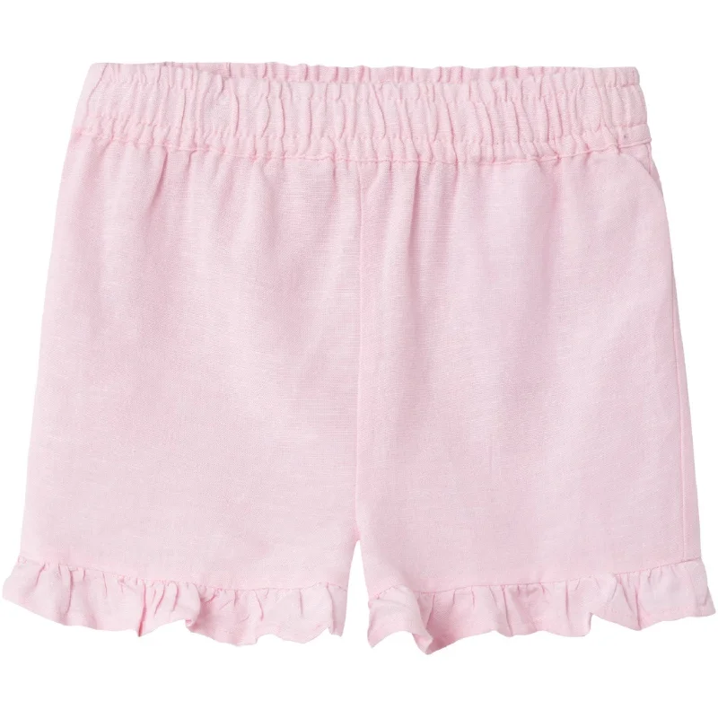 Ruffled Hem Women Shorts to Add a Feminine TouchName It Parfait Pink Jefona Shorts