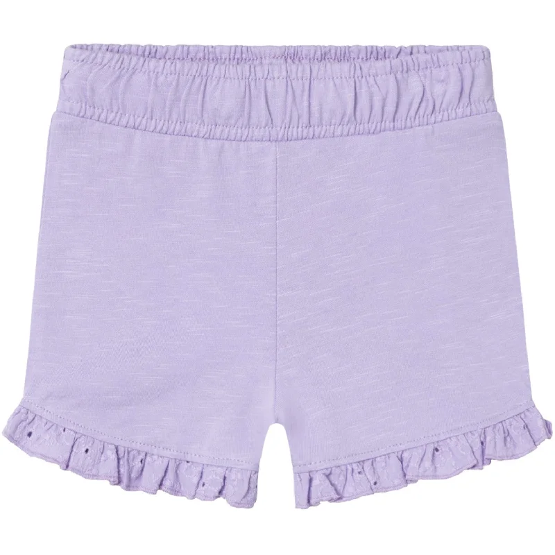 Patterned Geometric Women Shorts for a Modern AppealName It Purple Rose Jamilla Shorts