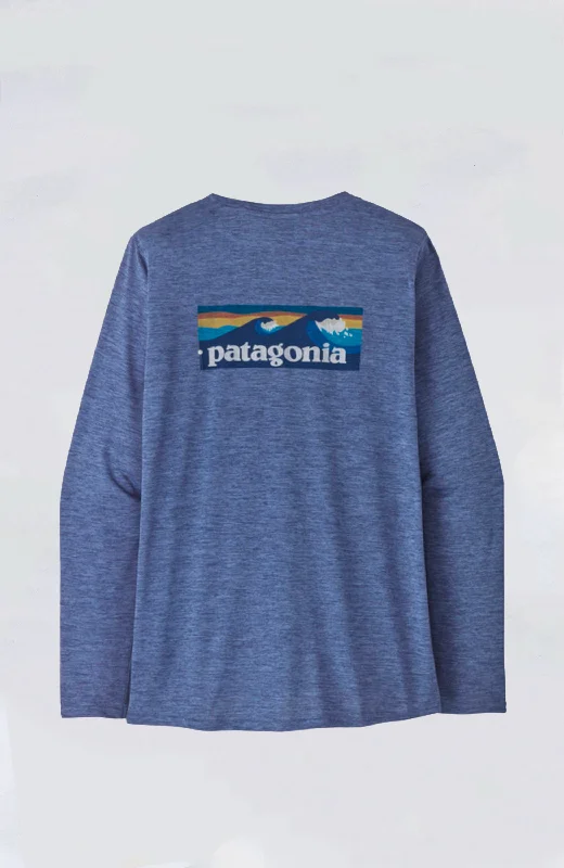 Women's antibacterial long sleeve sport shirtPatagonia - Women's L/S Cap Cool Daily Graphic Shirt - Waters