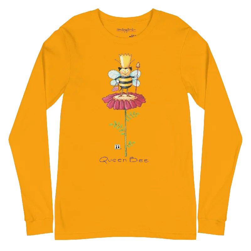 Women's wrinkle - resistant long sleeve travel shirtQueen Bee Unisex Long Sleeve Shirt