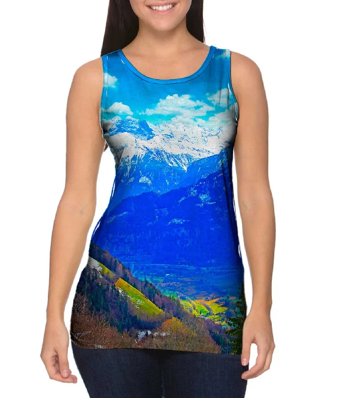 Women's Sleeveless Ribbed Tank Tops for a Trendy LookSwiss Alps