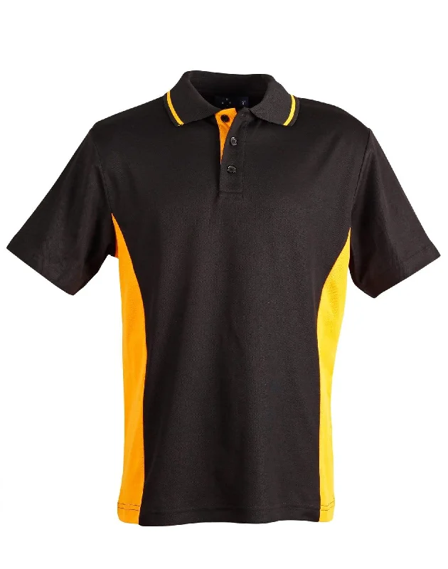 High - low hem polo shirt for a modern touchTeammate Polo Men's Ps73